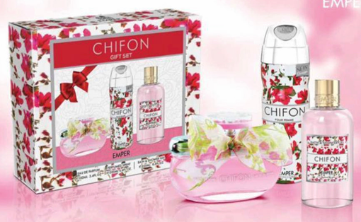 Chiffon Emper 3 in 1 gift set (Dubai)